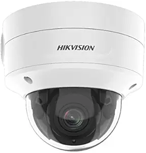 HIKVISION 4MP Indoor/Outdoor Dome Network Camera, Motorized 2.8~12mm Lens Support Audio IN/Out H.265+