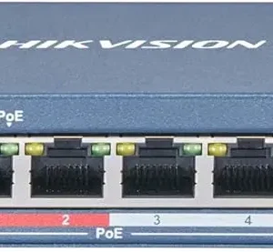 HIKVISION 4-Port 100Mbps unmanaged PoE Switch