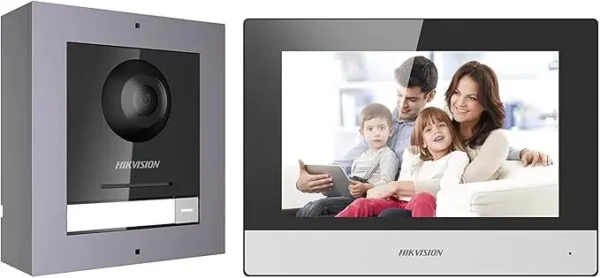 طقم اتصال داخلي Hikvision DS-KIS602 IP Video Intercom