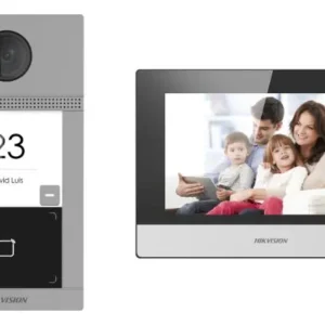 DS-KIS604-P(B) - طقم اتصال داخلي IP من Hikvision