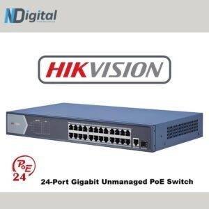 DS-3E0526P-E HIKVISION Switch 24 Port Unmanaged Gigabit 370W 1UTP/1 SFP Pro Series