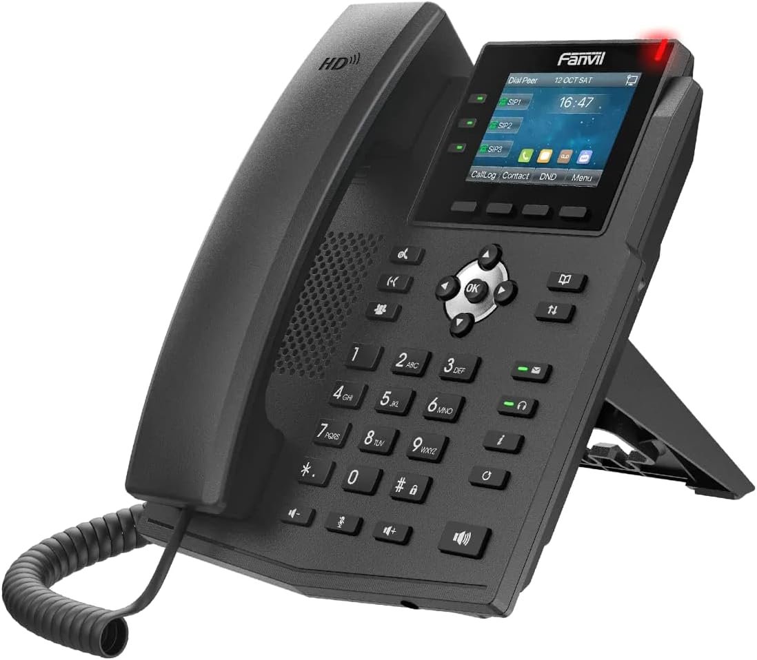 Fanvil X3U Pro IP Phone - هاتف فانفيل X3U برو - بلوتوث - PoE