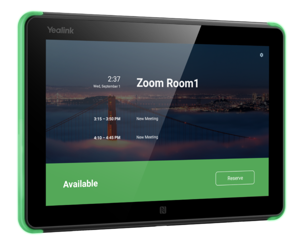Yealink RoomPanel E2 – 8 inch Android-based Scheduling Panel
