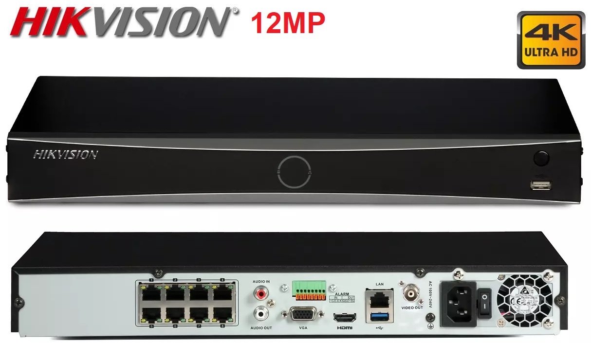 هيكفيجن DS-7608NXI-I2/8P/S مسجل فيديو - متجر إبتكار