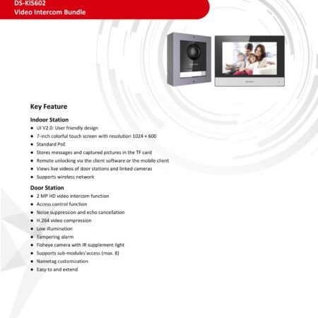 Hikvision DS-KIS602 - Genuine Product
