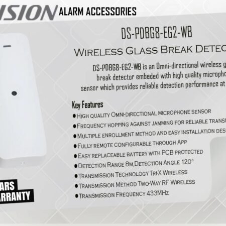 Hikvision DS-PDBG8-EG2-WB Security Alarm System
