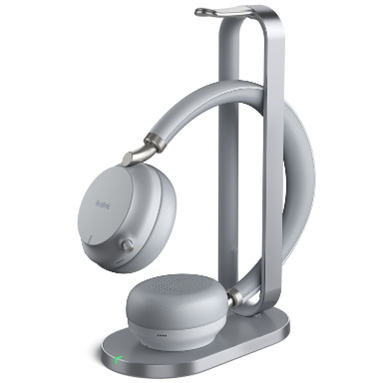 يالنك YL-BH72-with-Charging-Stand-Teams-Light-Gray-USB-A حامل تركيب - متجر إبتكار
