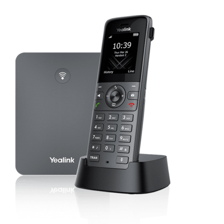 هاتف Yealink DECT اللاسلكي W73P — قاعدة + سمّاعة عالية الجودة