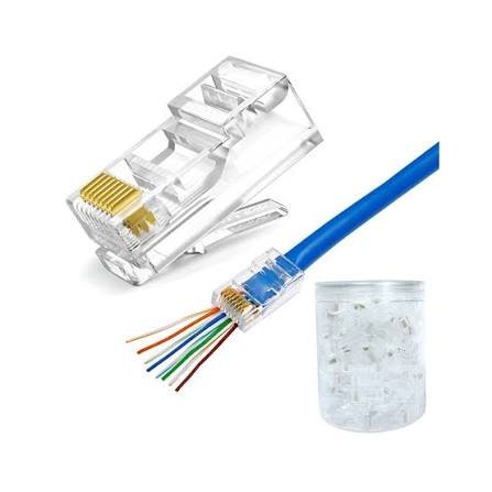 علبة موصلات RJ45 CAT6 — 8P8C UTP غير مدرع، أطراف مذهبة |  | كابلات الشبكة | متجر إبتكار