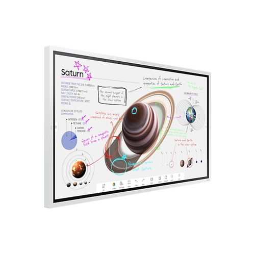 Samsung Flip Pro WM65B — 65" 4K UHD Interactive Display, IR Touch 20-Point, Tizen 6.5, 32GB (LH65WMBWBGCXUE)