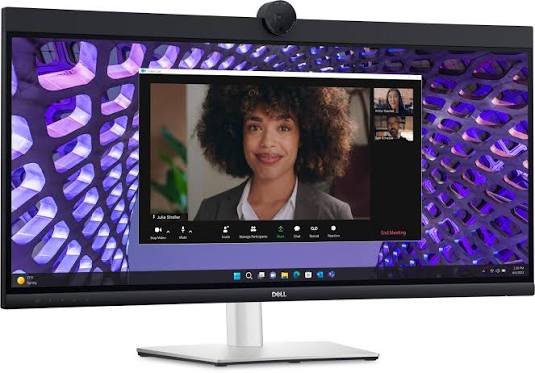Dell — شاشة Dell 34 Curved Video Conferencing Monitor – P3424WEB, 86.71cm (34.1″), 3 yrs WUE
