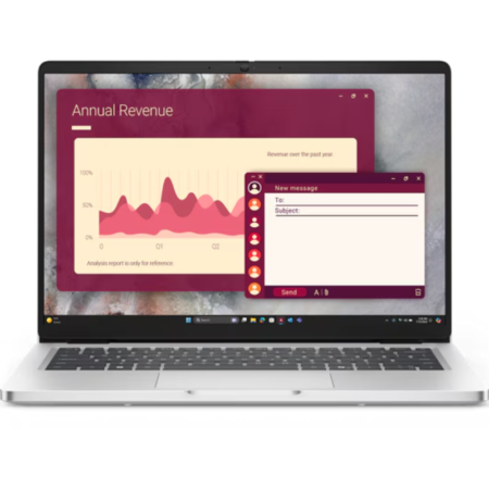 لابتوب Dell Pro 14 PC14250 — فضي بلاتيني