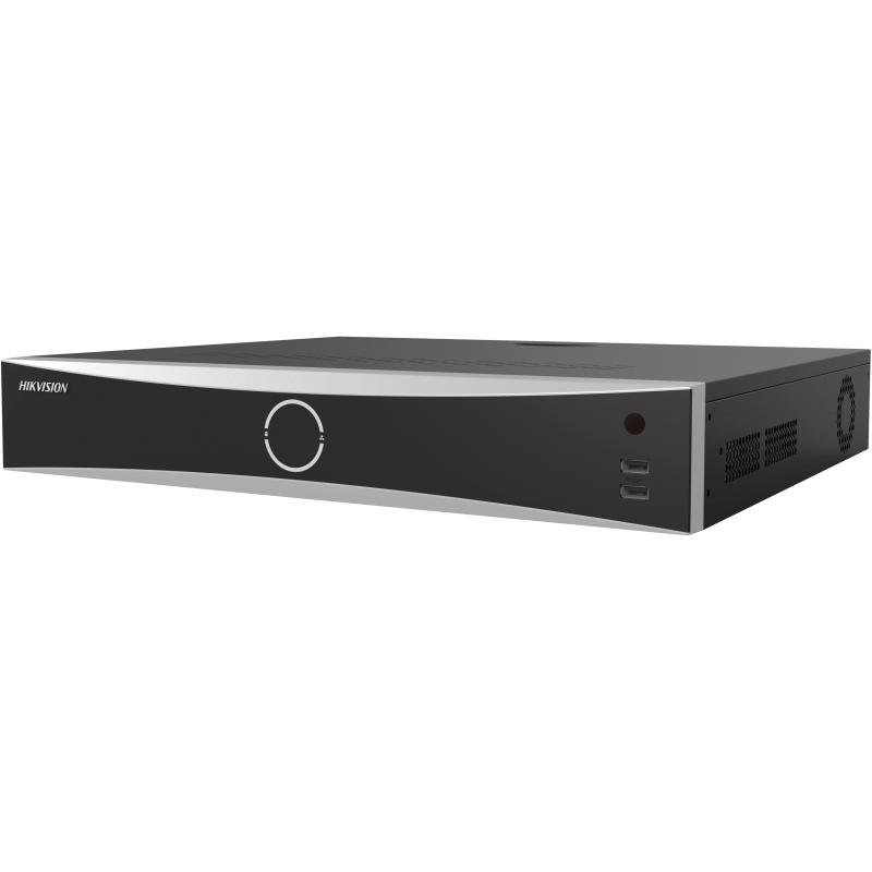 مسجل شبكي Hikvision DS-7732NXI-I4/16P/S بسعة 32 قناة 4K وتقنية AcuSense و16 منفذ PoE، هيكل رف 1.5U