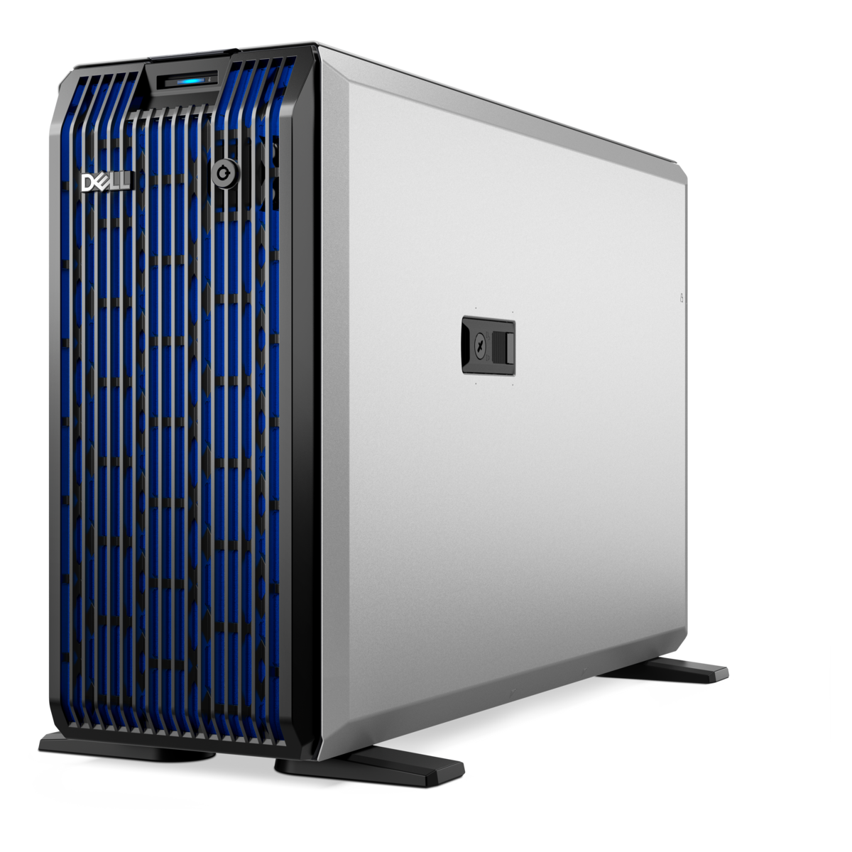 Dell PowerEdge T360 tower server with 8x3.5 chassis bezel front view